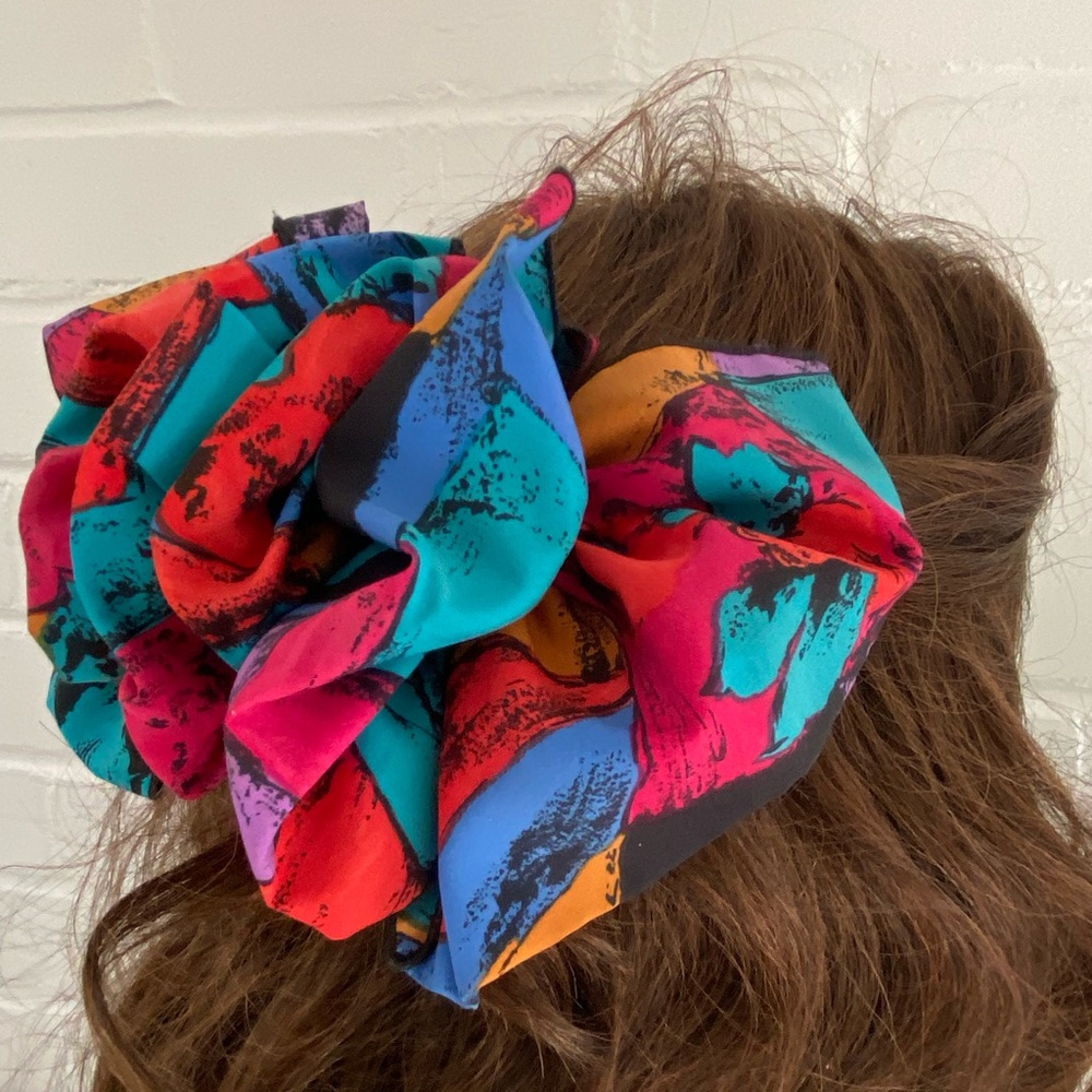 classic colorful retro 1980-2990 hair accessory bundle - hair claw clips - Picture 8 of 11